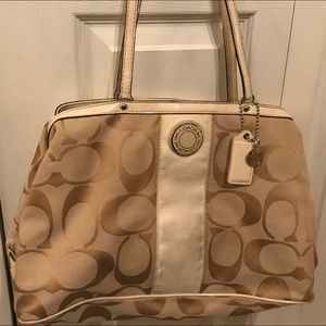 Coach Tan/Light Brown Purse